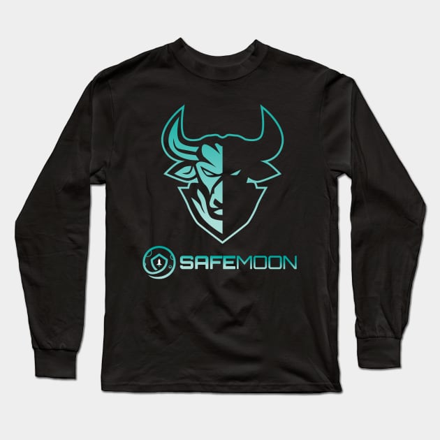 Safemoon coin Crypto coin Cryptocurrency Long Sleeve T-Shirt by JayD World